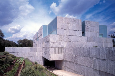 Contemporary exterior home idea in Madrid
