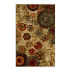 Mohawk Strata Caravan Medallion Multi, 5'x8'