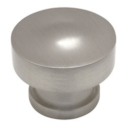 Door Corner - Cosmas Contemporary Cabinet Hardware, Satin Nickel, Knob - Cabinet And Drawer Knobs