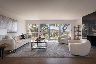 Trendy living room photo in San Francisco
