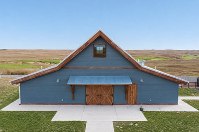 Example of an exterior home design in Other