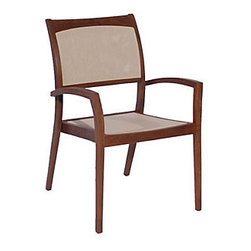 Jensen Leisure Topaz Sling Stacking Chair - Outdoor Dining Chairs