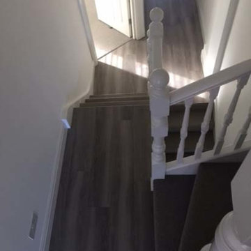 Grey Amtico Flooring to Stairs