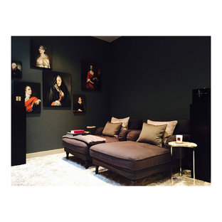 Inspiration for a timeless home theater remodel in Nuremberg