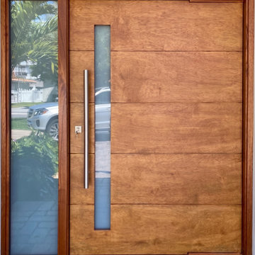 Custom Hurricane-Rated Pivot Door in Hallandale Beach, FL