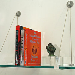 Crane Floating Glass Shelf Kit - Display And Wall Shelves 