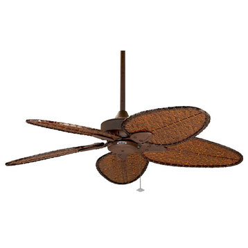 Windpointe, 22", Oil-Rubbed Bronze, Narrow Oval Blades, Rust