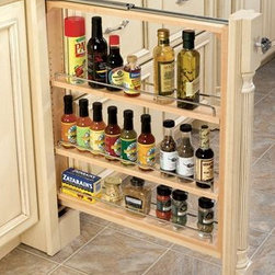 3" Base Filler Organizer, Wood - Kitchen Drawer Organizers