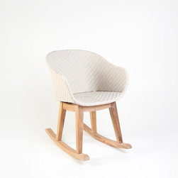 Wintons Teak Matz Rocking Chair - Patio Furniture And Outdoor Furniture