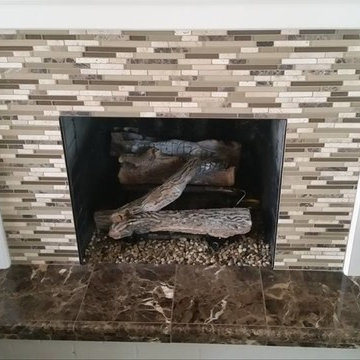 Tile Fireplace Surrounds
