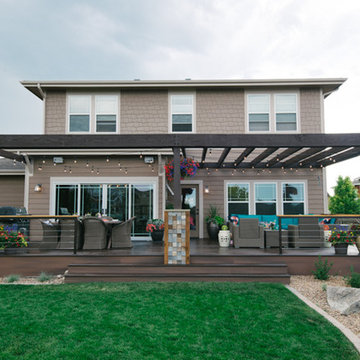 Large deck addition