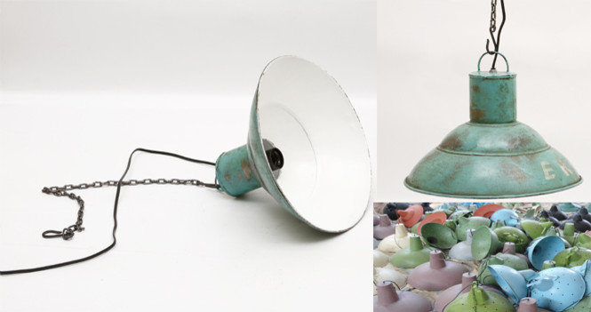 Industrial vintage lamps and lights