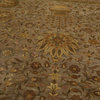 08'00''x09'10'' Taupe Sage Color Hand Knotted Persian 100% Wool Traditional Rug