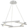 Modern Forms Metric 28" LED Chandelier in Brushed Aluminum