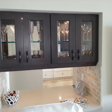 Contemporary Kitchen Renovation, Beach Condo, Addison, Boca Raton, Florida