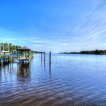 Fabulous Waterfont Home with 7 boat slips at 105 Bimini Court, Havelock, NC