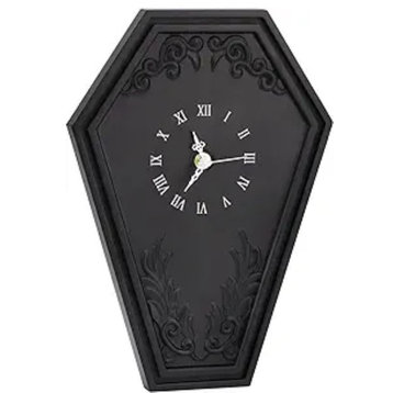 Coffin Wall Clock - Gothic Home Décor - Steampunk Wall Clock,Coffin Wall Plaque