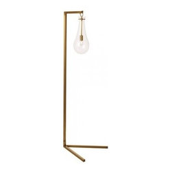 Sabine Brass Floor Lamp | Pulp Home - Floor Lamps