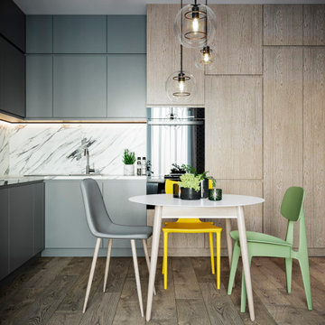 Vibrant Harmony in a Modern Apartment