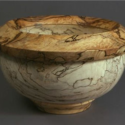 Spalted Maple Bowl - Serving And Salad Bowls