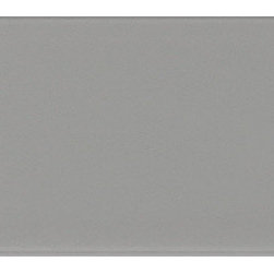 GBM Manufacturing - Metro 3"x12" Glass Subway Tile,Glossy Pebble Gray, Sample - Wall And Floor Tile