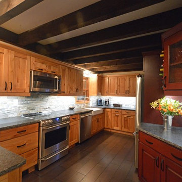 Adirondack Cabin Kitchen Remodel in Bolton Landing, New York