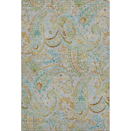 Premium Machine Washable Mayfield AMF533 Gray 9' x 12' Rug