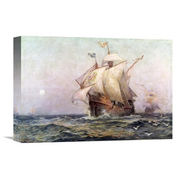 "The Eve of Discovery" Canvas Giclee by Jean Leon Gerome Ferris, 16"x11"