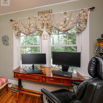 New Windows in Delightful Home Office - Renewal by Andersen New Jersey / NYC