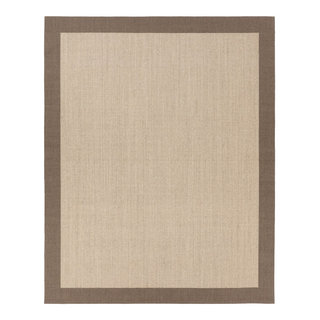 Jaipur Gabe Leyar Gab02 Bordered Rug, Beige/Brown, 8'x10' - Tropical ...