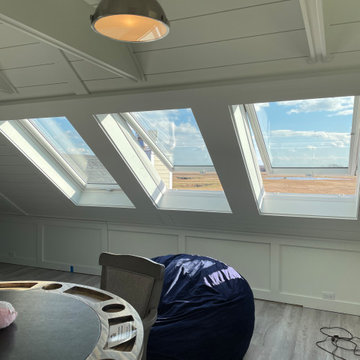 Finishing a stud-bare Attic Space to create a great family recreation room