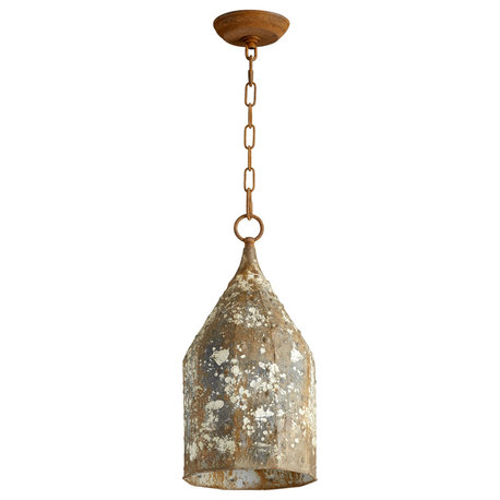 Cyan Sm. Collier 1-Light Pendant, Rustic