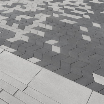 Diamond Shape Paver Pattern - Photos & Ideas | Houzz