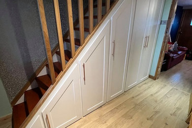 This is an example of a modern staircase in Cheshire.