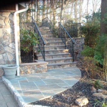 Front Entry Ways Design and Stairs Installation in New Jersey and New York