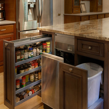 New Island and Countertops Kitchen Update