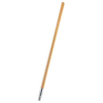 Superio Heavy Duty Hardwood Handle With Metal Threaded Tip for Brooms, 72"