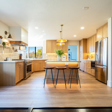 Wheat Oak Slim Shaker