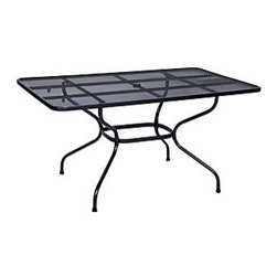Kettler 35" x 57" Mesh Table - Outdoor Dining Tables
