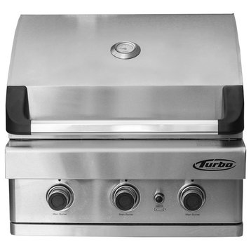 Turbo 3-Burner Built-In Gas Grill, Natural Gas