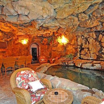 Naturalistic Pools with Grotto