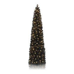 Stiletto Black Pencil Tree - Christmas Trees