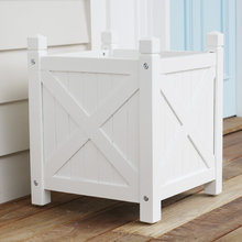 Outdoor planter boxes
