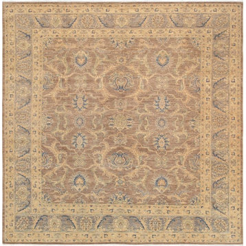 Pasargad Ferehan Collection Hand-Knotted Wool Area Rug, 9'4"x9'7"