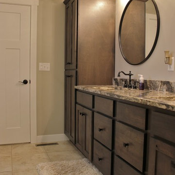Hazelwood Maple Leaf Heights Rustic Kitchen in Great Room