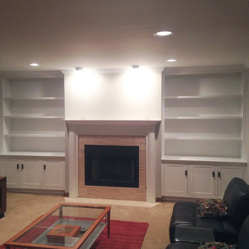 Built in book cases