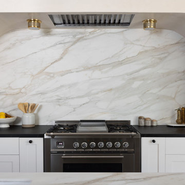 Transitional Custom Kitchen, Powder Room and Laundry Room