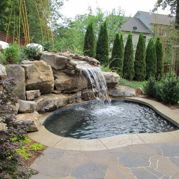 Waterfall and Spa