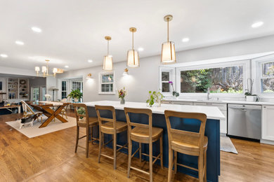Transitional home design photo in DC Metro