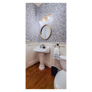 LC Powderoom - Midcentury - Powder Room - Charlotte - by Stellar Design ...